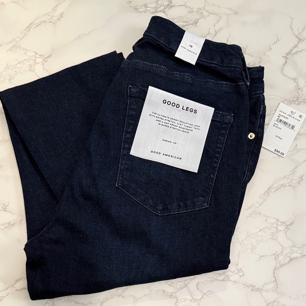 Good American Dark Denim Jeans